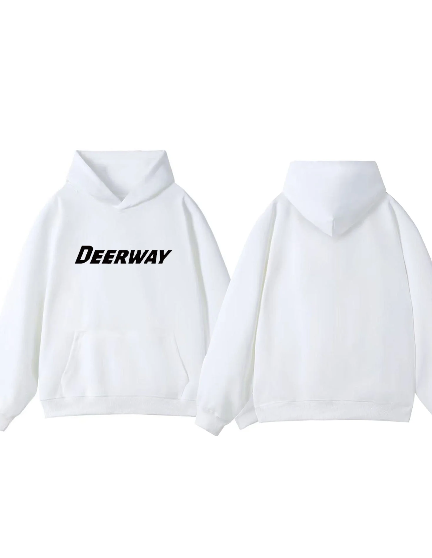 

Осенняя мода 2025 года, тяжелая толстовка с капюшоном 300 г, толстовка с капюшоном Deerway, мужская и женская модная повседневная уличная одежда, толстовка с принтом
