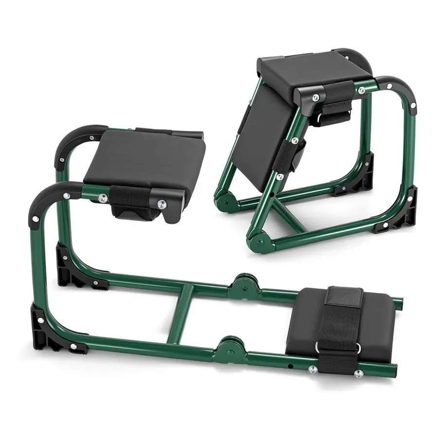Asiento de rodilla, arrodillera y asiento de jardín plegable 2 en 1, con almohadilla de rodillera ajustable y cojín de asiento suave, taburete de jardinería, regalos para