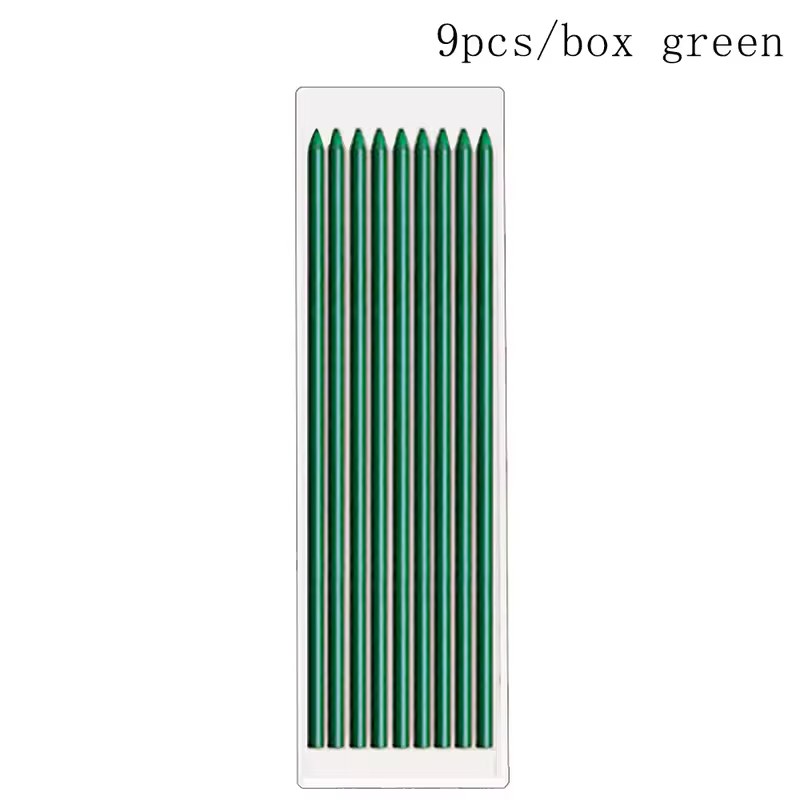 6Colors 2.8mm Metal Solid Carpenter Mechanical Pencil with Sharpener 2B Lead Core Deep Hole Construction Marking Scriber Tool - Image 7