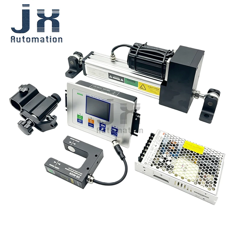 High Precision Servo Web Guide System EPC‑A18 Servo Linear Actuator JL104N80T Photoelectric Sensor US‑400‑S