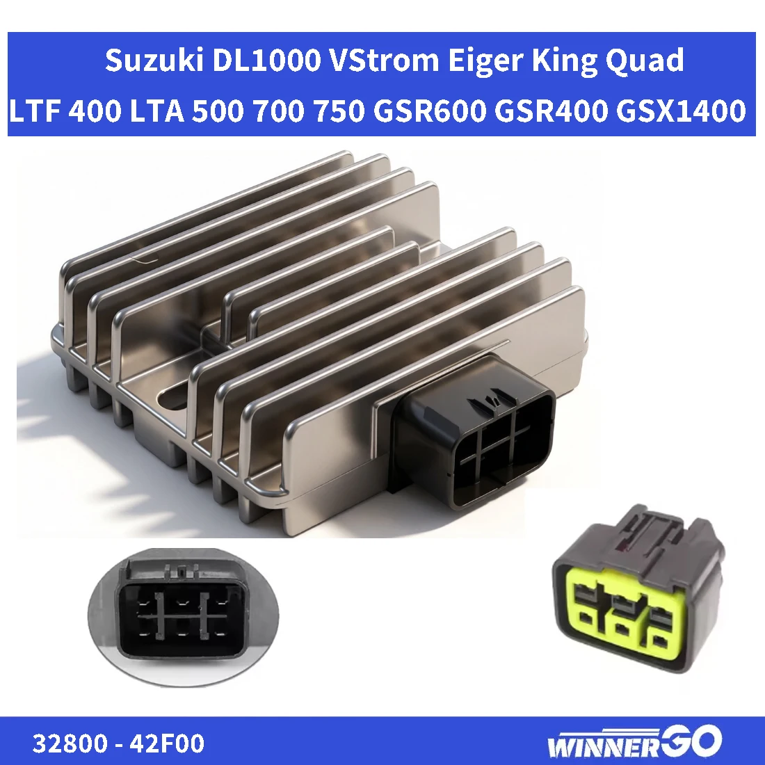 Motorcycle Voltage Regulator Rectifier For Suzuki DL1000 VStrom Eiger King Quad LTF 400 LTA 500 700 750 GSR600 GSR400 GSX1400