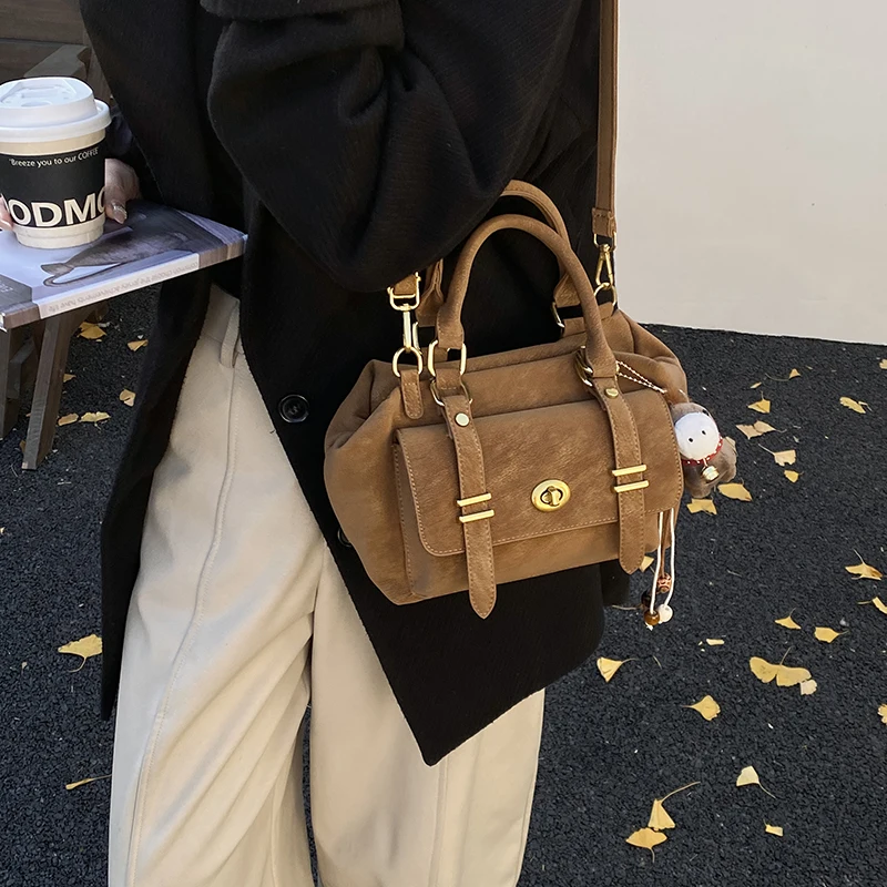 

Корейский стиль Ins, универсальная элегантная сумка на плечо, новинка 2023 года, модная модная высококачественная осенне-зимняя сумка через плечо 2302DK