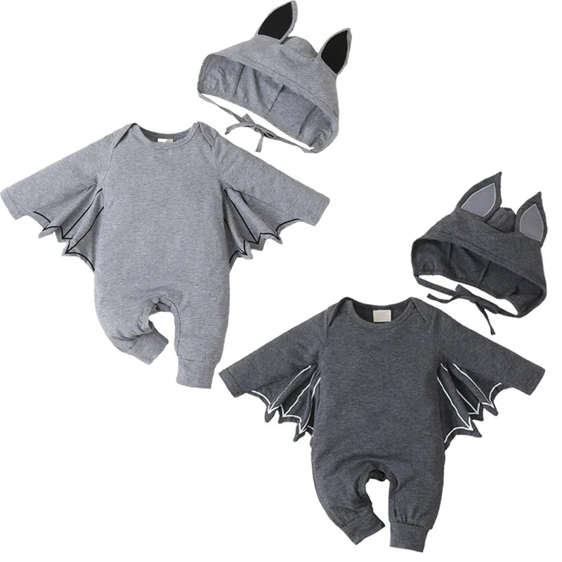

Newborn Toddler Rompers Halloween Costume Cosplay Baby Boys Girls Bat Suit Romper Outfits Set Performance Cosplay Bat Clothes