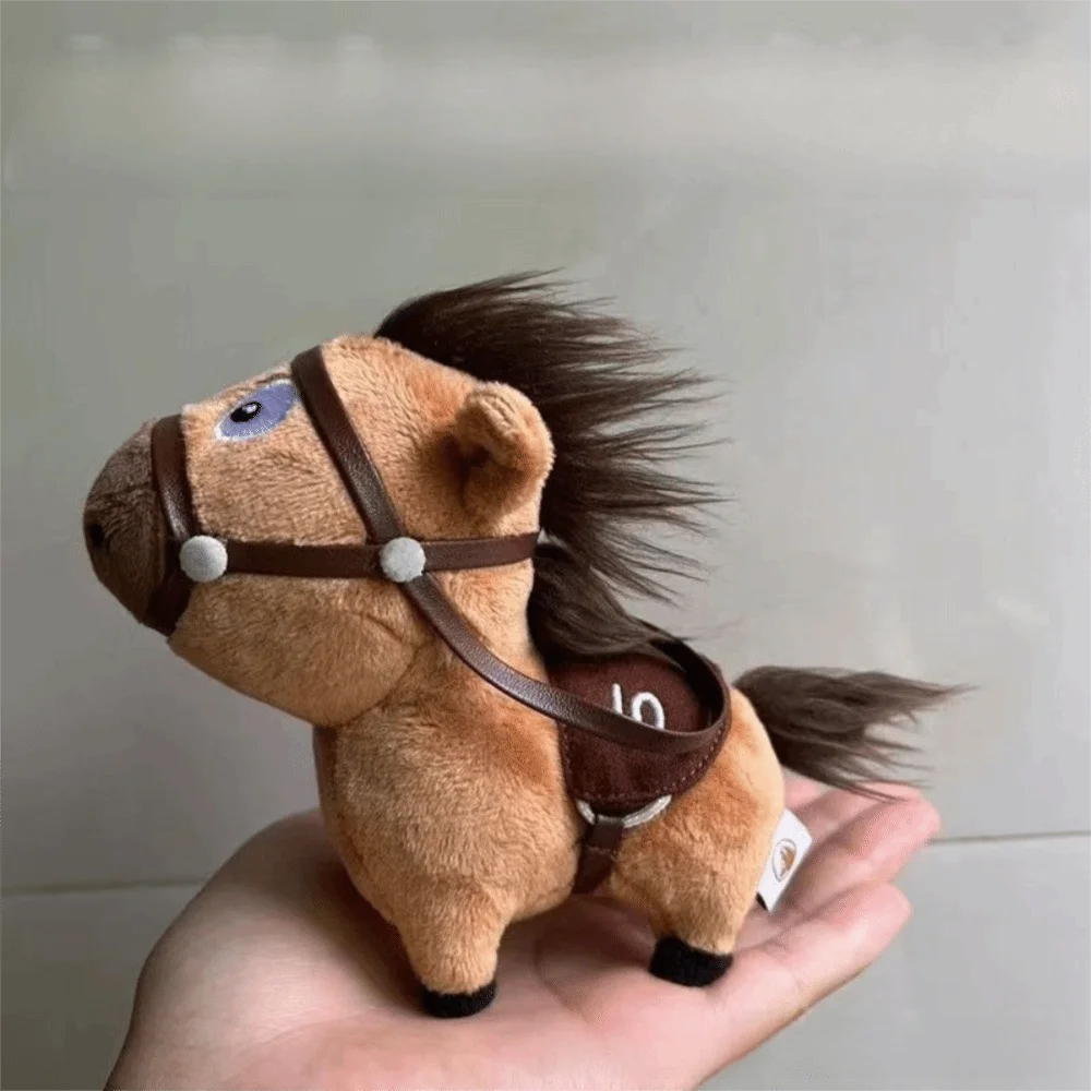Mascot Pony Bag Pendant Chinese Style Fluffy Stuffed Animal Keyring 2026 Year of the Horse Good Luck Horse Keychain