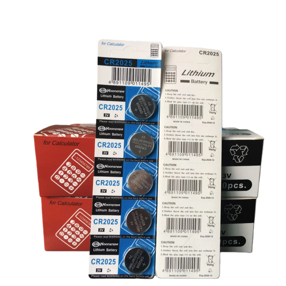 20-100Pcs CR2025 DL2025 ER2025 GPCR2025 3V Lithium Coin Cell Battery For Car Key Fob Audi Mercedes Nissan Scale Toys
