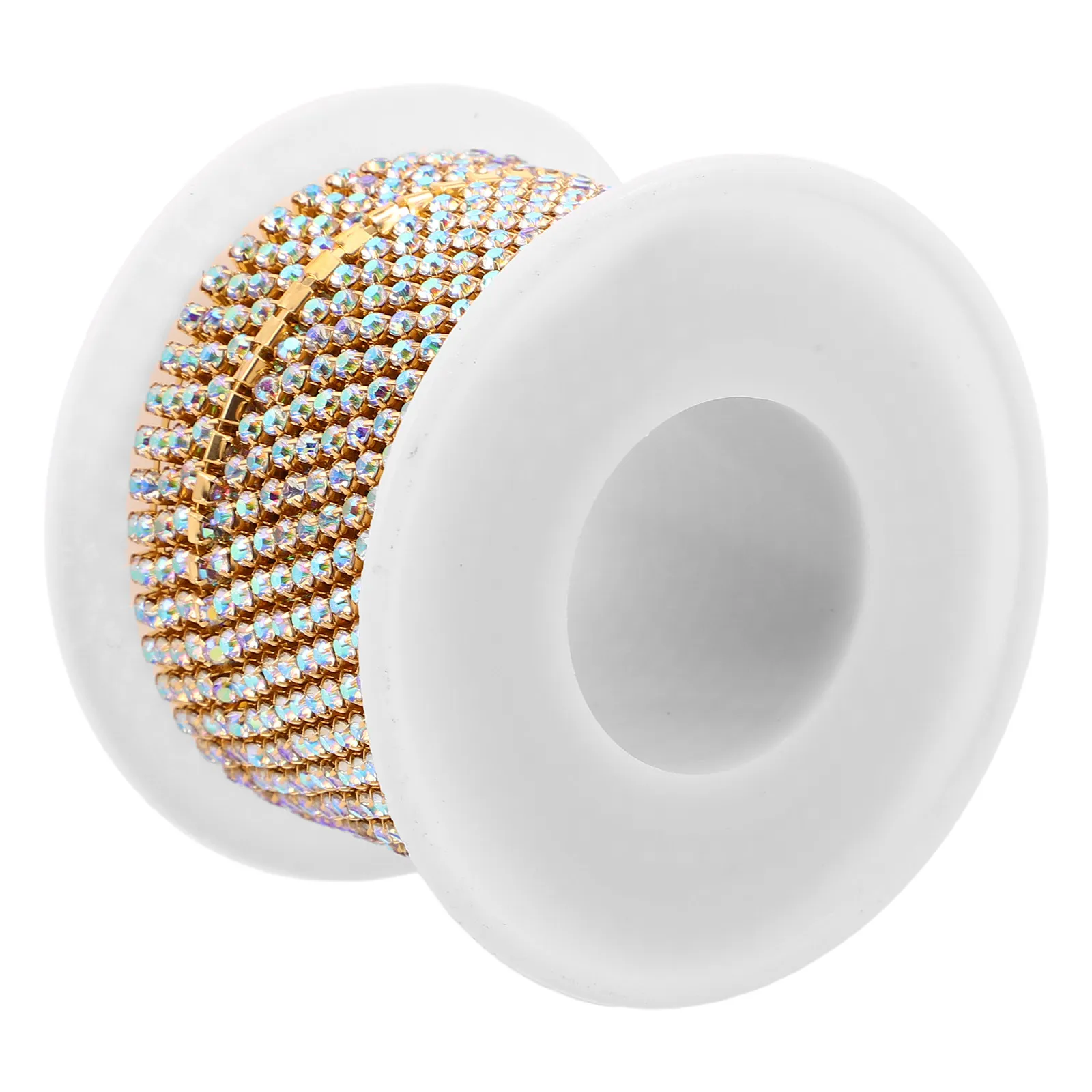 

9 Meter Rhinestone Chain Trim Dazzling Elegance DIY Jewelry Wedding Bridal Dress Dance Costumes Handbags Cake Decorations