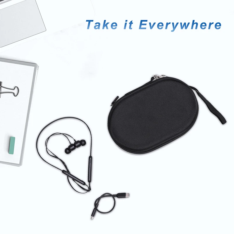 XANAD EVA สำหรับ Beats Flex/Sony MDREX15AP/Sephia SP3060/Powerbeats ประสิทธิภาพสูงหูฟังเอียบัดไร้สายเก็บกระเป๋า