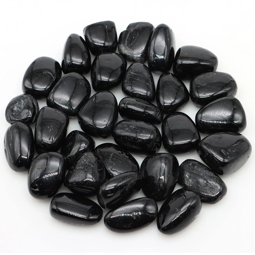 Natural Black Tourmaline Tumbled Stone Bulk Healing Energy Crystal Mineral Specime Reiki Gemstone Aquarium Tank Home Decorariton