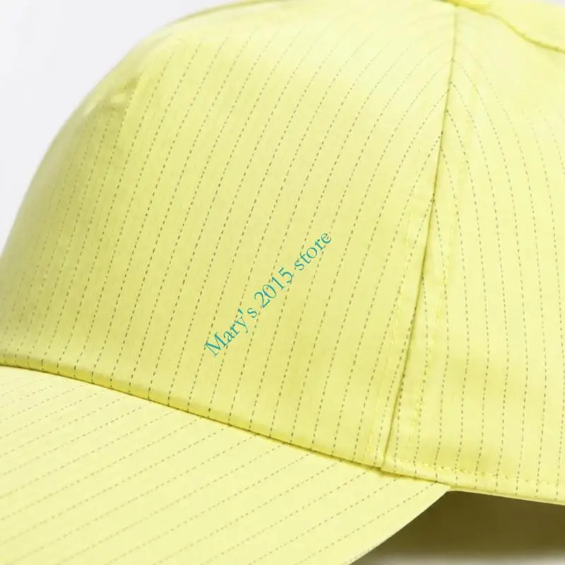 Baseball Hat with Antistatic-Treated Fabric, Curved Brims, Adjustable Back, and Multi-Panel Structure for Adult Workshop