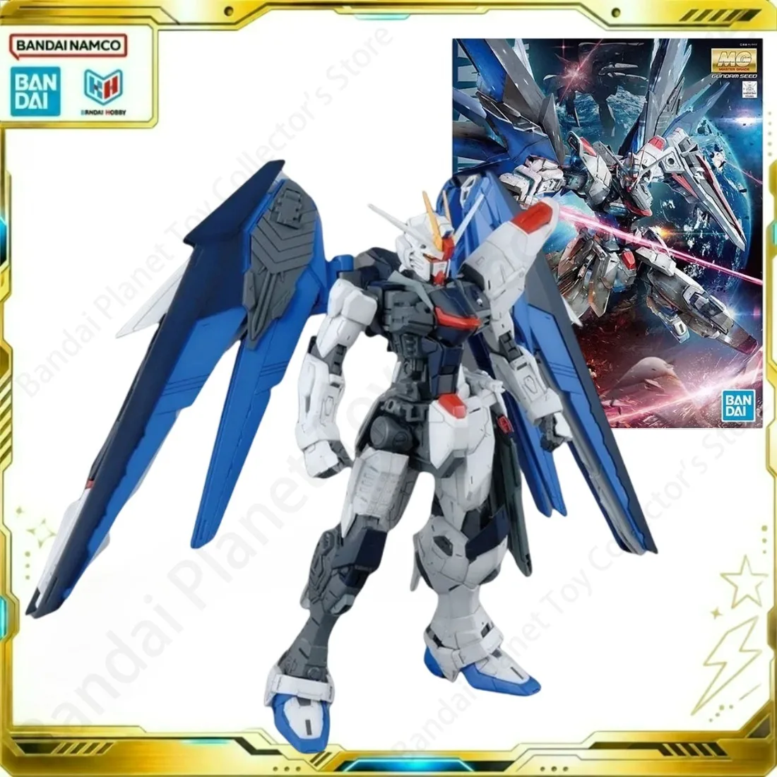 Bandai Action Original Model Anime Gundam MG 1/100 Freedom Gundam Figure Building Collectibles Model Kit Gift For Fans
