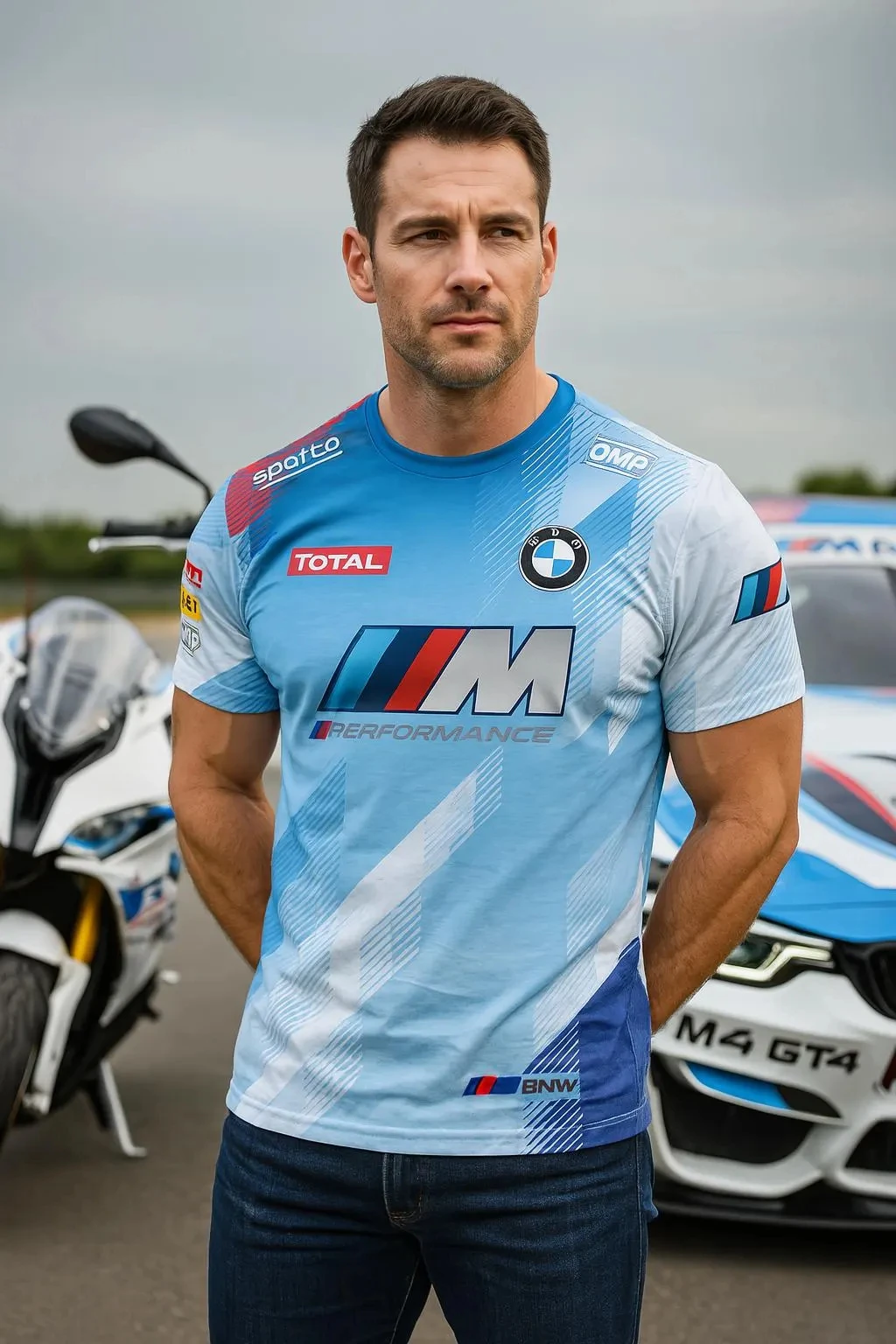 

Североамериканский BMW, новый мотоциклетный гоночный костюм, летняя мужская спортивная дышащая быстросохнущая тренировочная футболка большого размера с короткими рукавами