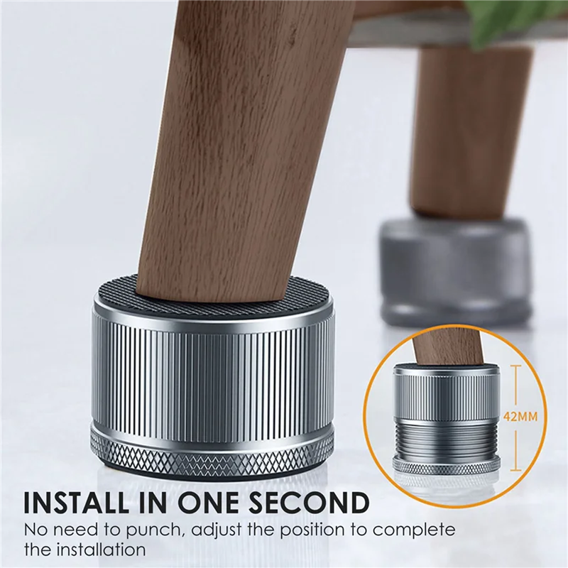 ABNG 8 шт. регулируемые стойки для кроватей, сверхмощные мебельные стойки, стойки для дивана, стола, нижняя защита пола, противоскользящие-2