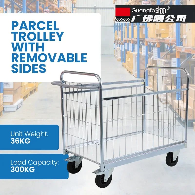 Customized on demand Processing custom, removable parcel trolleys Warehouse sorting trucks Logistics trucks Parcel Trolley