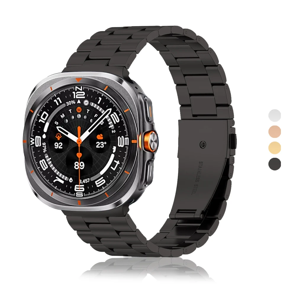 Stainless Steel Strap for Samsung Galaxy Watch Ultra 2025 Metal Band Galaxy Watch Ultra 47mm SM-L705F Bracelet Replace Watchband