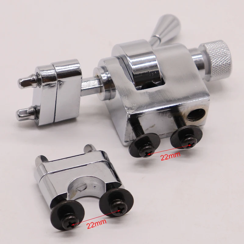 Snare Drum Accessories for Drum Set: Silver Aluminum Alloy Drum Adjuster / Regulator - Musical Instrument Part