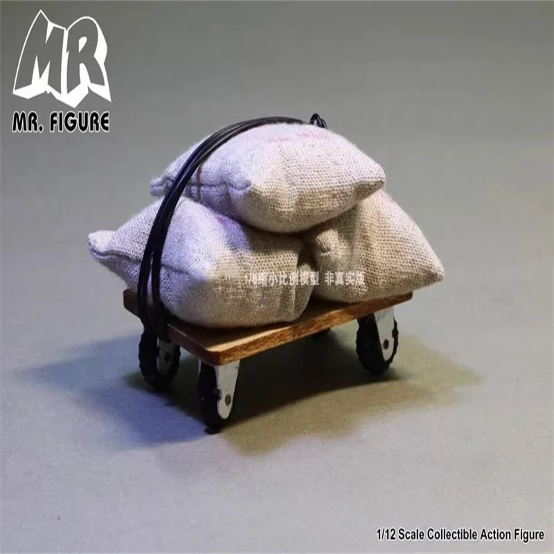 MRA010 1/12 Soldier Toy Bag Bale Rice Transport Pallet Truck Set Model Accessories Fit 6'' Action Figure In Stock Collectible