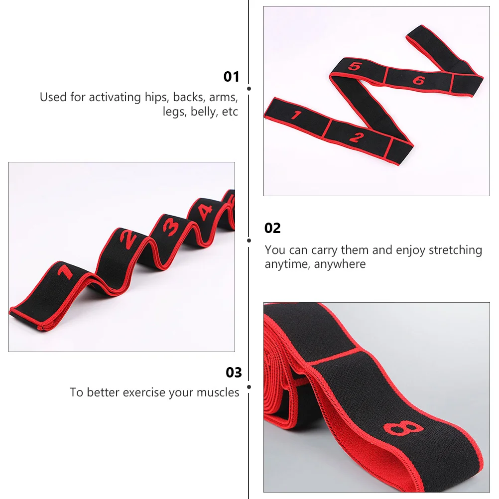 قطعتان من المطاط المتين لتمارين الجسم بالكامل، حزام اللياقة البدنية المحمول الممتد، معدات اللياقة البدنية #3