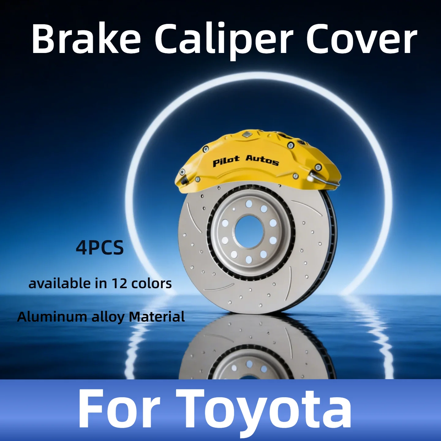 For Toyota Car Brake Caliper Cover Fit Noah NS4 Proace Proace City Probox Raize RAV4 Rumion SAI S-FR Sienna Sienta Spade Tacoma