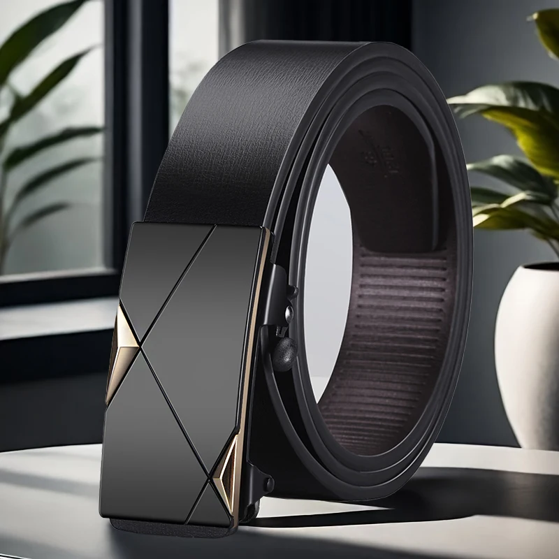 Fashionable Men's Belt Trendy Paired With Casual Pants And Shorts Personality Simple Men's Business Belt Wholesale