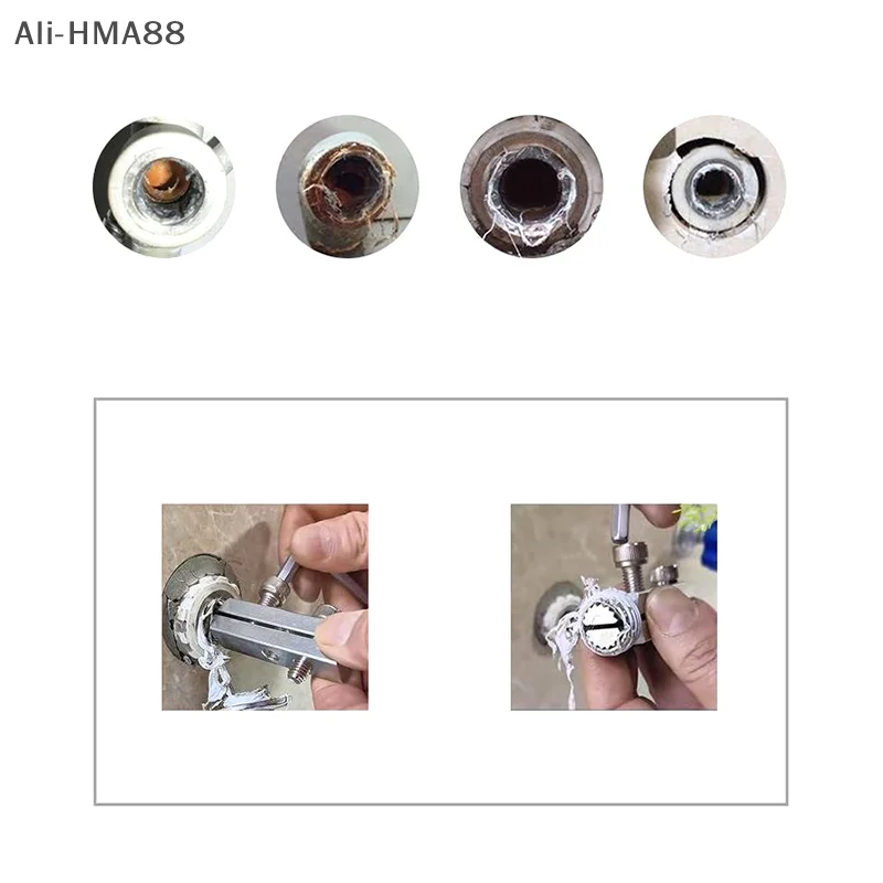 1Set Wasserhahn Eckventil Gebrochener Draht Extractor Tap Reverse Draht Wasser Rohr Gebrochenes Rohr Kopf Schraube Extraktion Werkzeug Reparatur teile