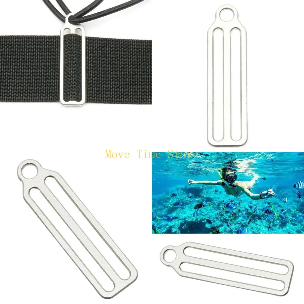 92ME Diving Slide Fixing Buckle Stopper Dive Weight Cinture Slide Fermi-image