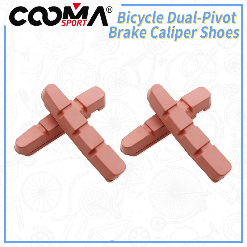 2 Pairs, Rim Brake Pads Dual-Pivot Brake Caliper Pads, For DURA-ACE, ULTEGRA, Shimano 105, etc