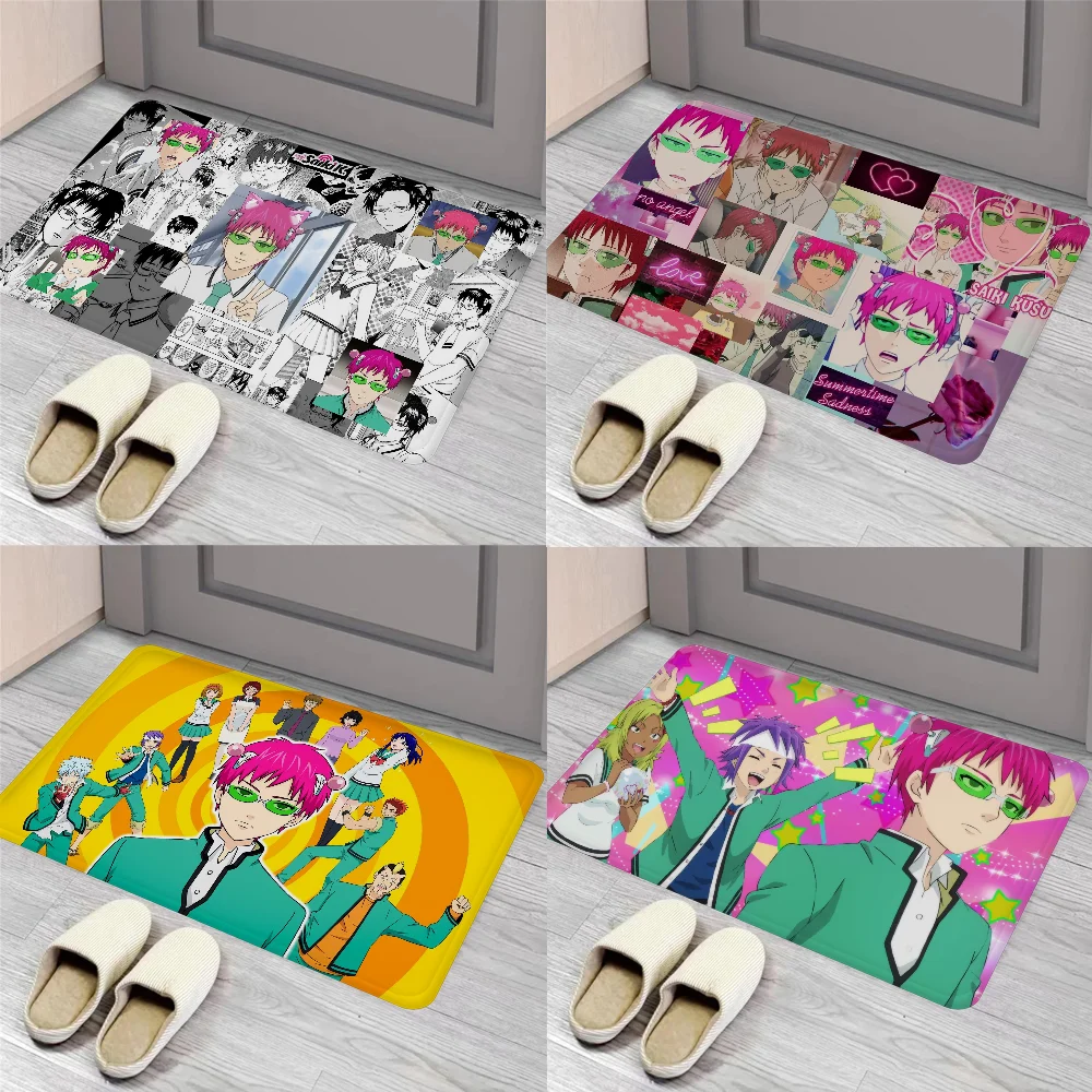 

The Disastrous Life of Saiki K Floor Mat Door Mat Nordic Style Home Doormat Bathroom-Toilet Mats Bedroom Hotel Decor Mat