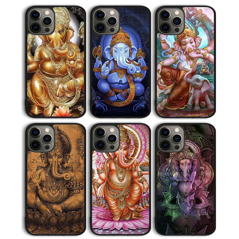 Ganesh Elephant God Phone Case Back Cover for iPhone 16 15 SE2020 14 13 11 12 Pro Max mini XS XR X PlusS Shell Coque