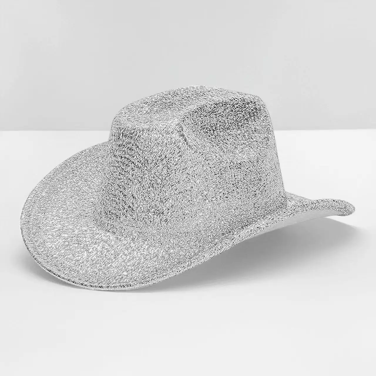 홍루안 골든 글리터 코스튬 모자 성인용 & 카우보이 모자 여성용 라인스톤, 카우보이 코스프레 여성 액세서리 & 카우걸 캡