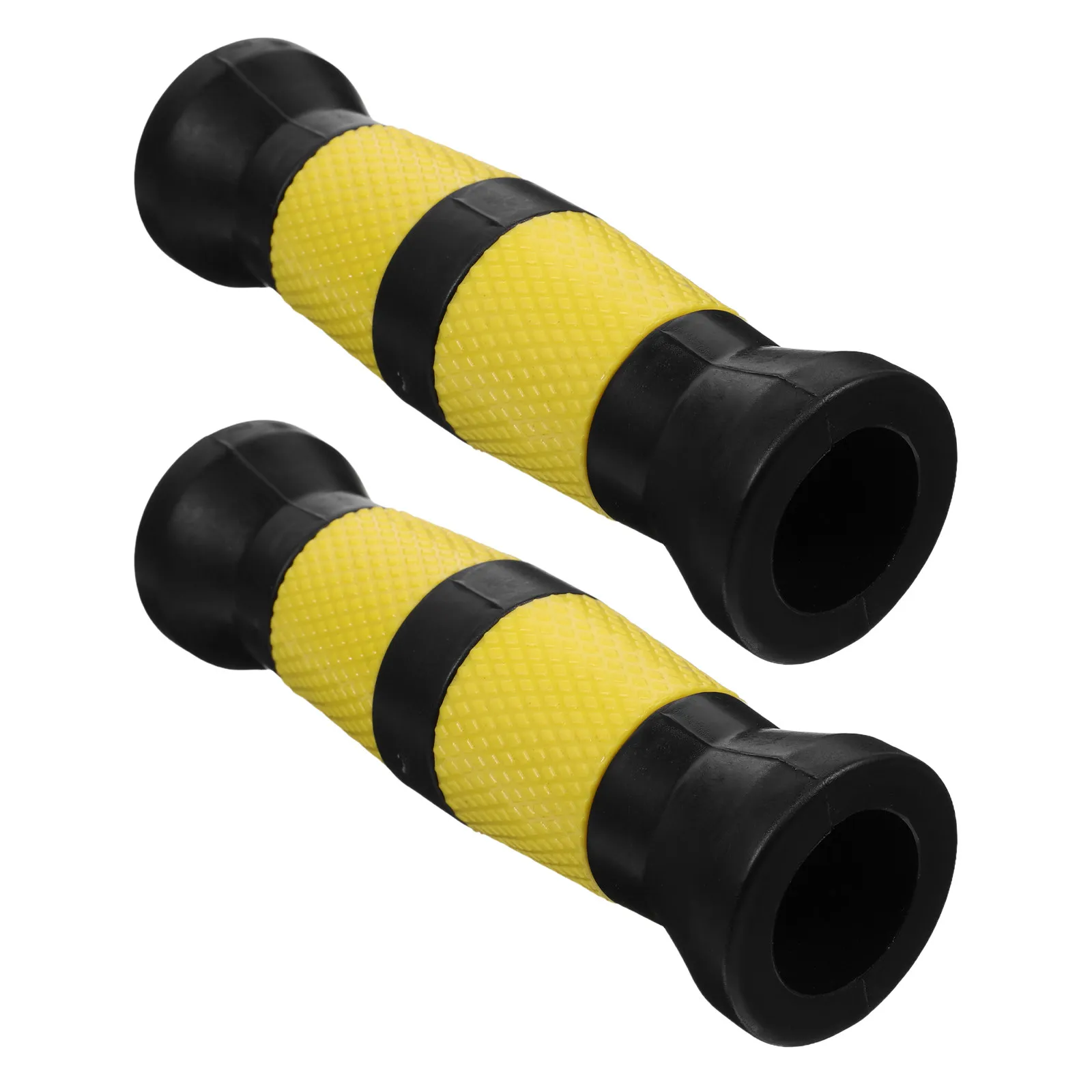 2Pcs Non-Slip Dumbbell Handle Protectors PVC Barbell Grip Covers for Weightlifting Strength Training Gym Fitness - view 5