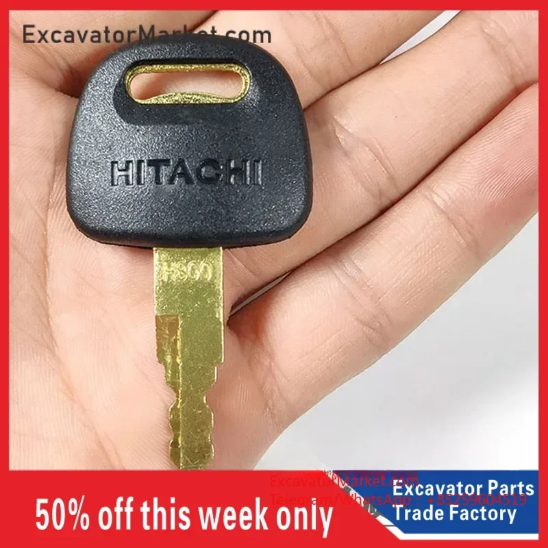 Parti dell'escavatore per la chiave dell'escavatore idraulico Hitachi ZX200 ZX360 Hitachi 4453488 Key H800 rame puro