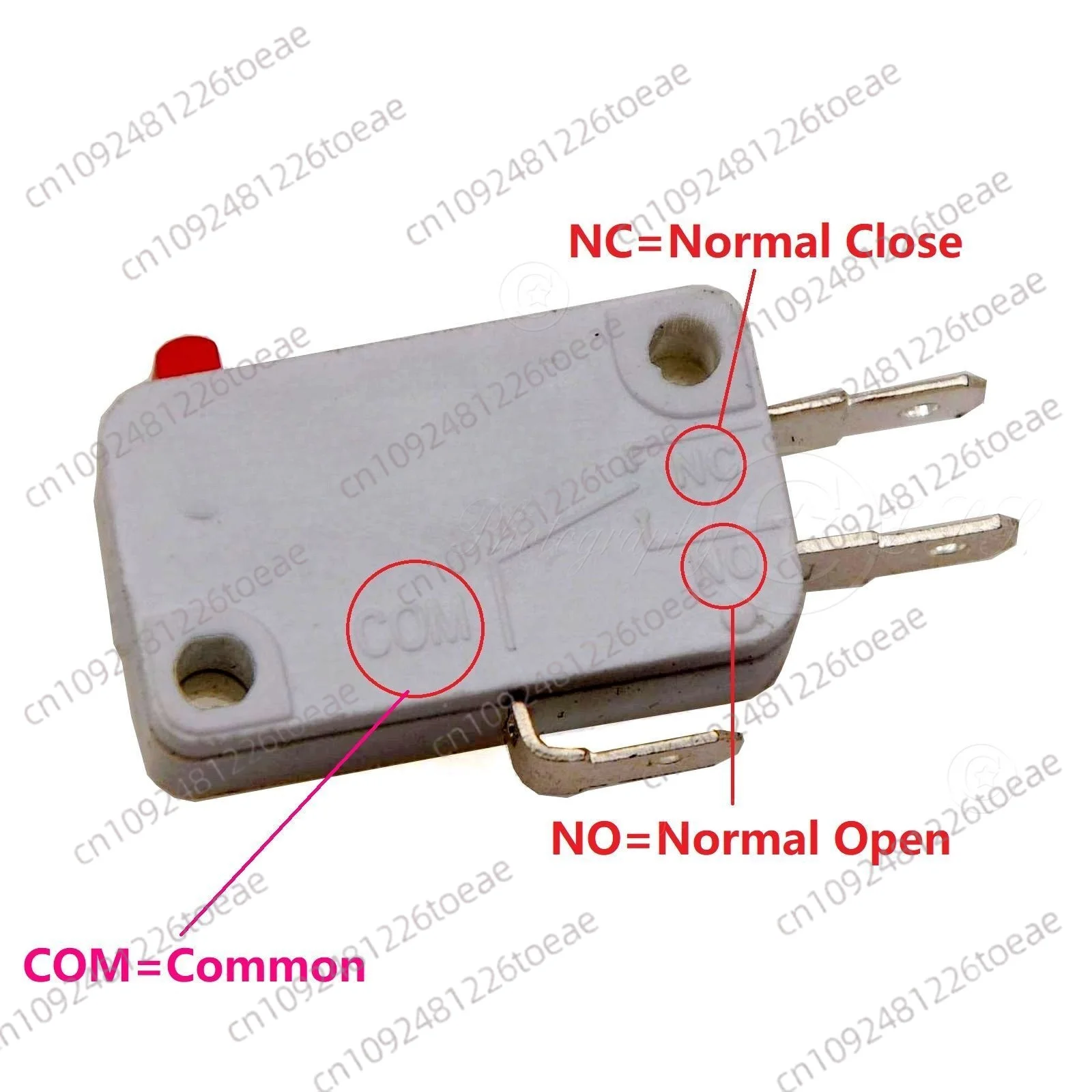 2x Universal 3Pins Microwave Oven Gated Door Micro Switch Part For for Galanz for Midea