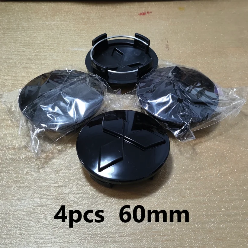 

4pcs 60mm Car Wheel Center Hub Caps For Mitsubishi Asx Lancer Pajero 4 Outlander 3 Xl l200 EX10 Colt Pajero hubcap Accessories