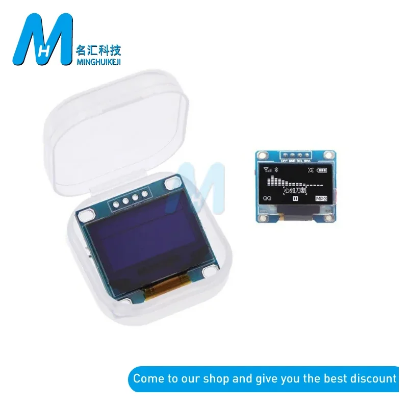 Original 0.96 polegada oled iic serial branco/azul/amarelo e azul/módulo de exibição oled 128x64 i2c ssd1306 12864 placa de tela lcd