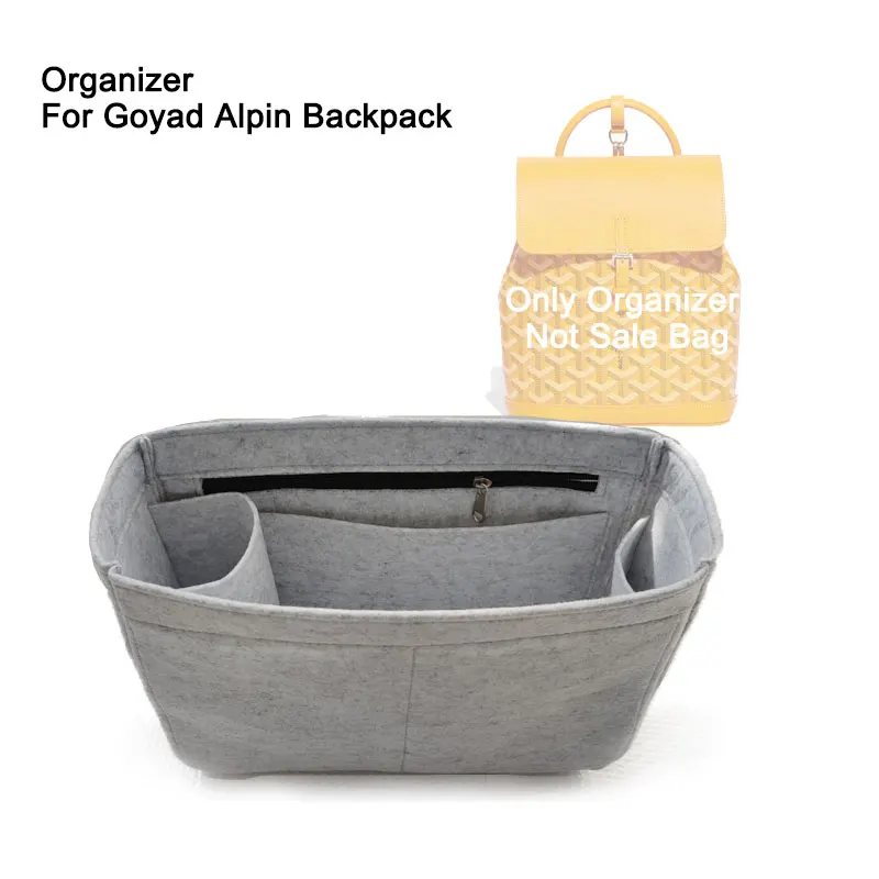 

Organizer Insert Bag For Go yard Alpin Backpack Mini MM, Travel Purse Zipper Pocket,Men Women Bags Backpack Inner Pouch Shaper
