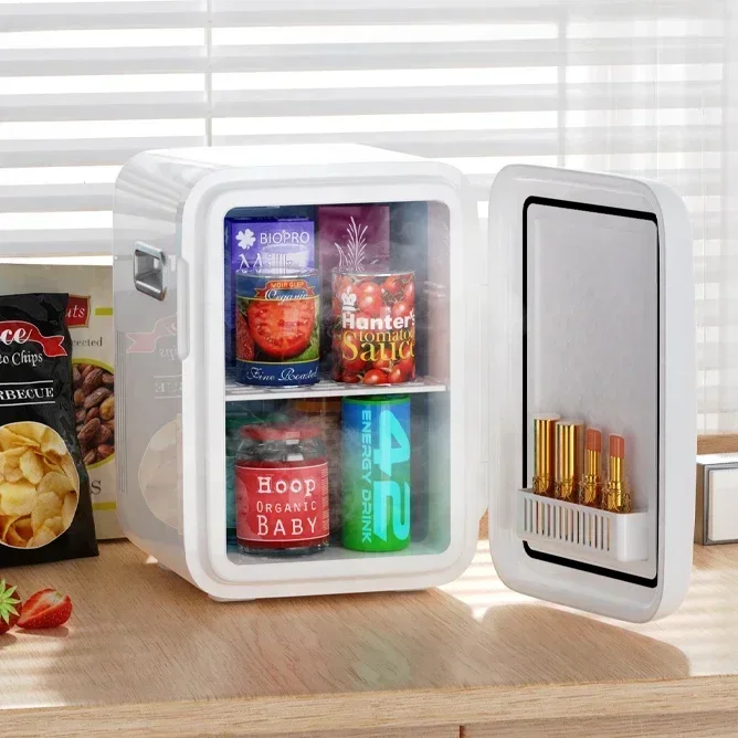 mini refrigerator. For office, car, and home. Mini car. Household dual-use. Cold storage special. Mobile desktop.