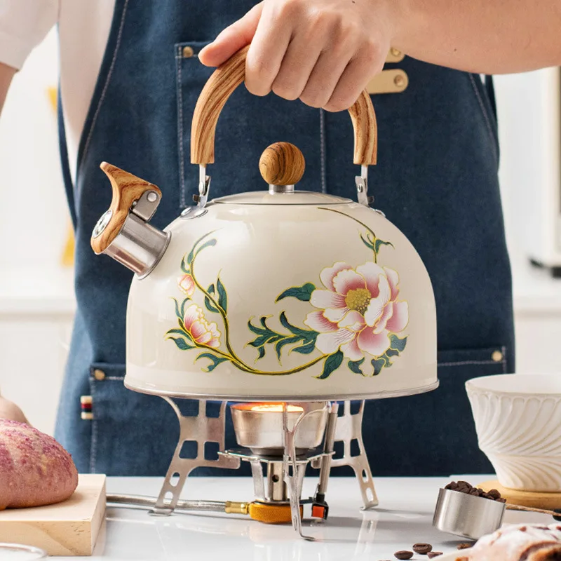YFY Guofeng Honk Kettle European and American Kitchenware Creative White Honk Large Capacity Kettle 3L