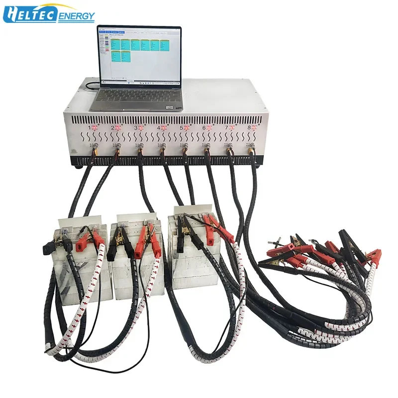 8S/8Channel single cell battery charge/discharge capacity tester/10A battery voltage balancer equalizer