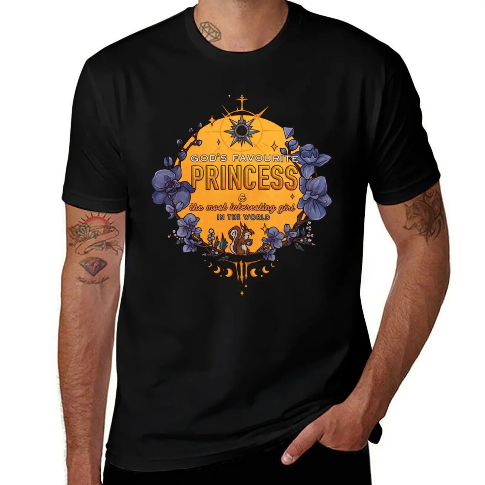 Shadowheart - God's Favourite Princess (and the most interesting girl) T-Shirt Work Wear Breathable Tee T-Shirt
