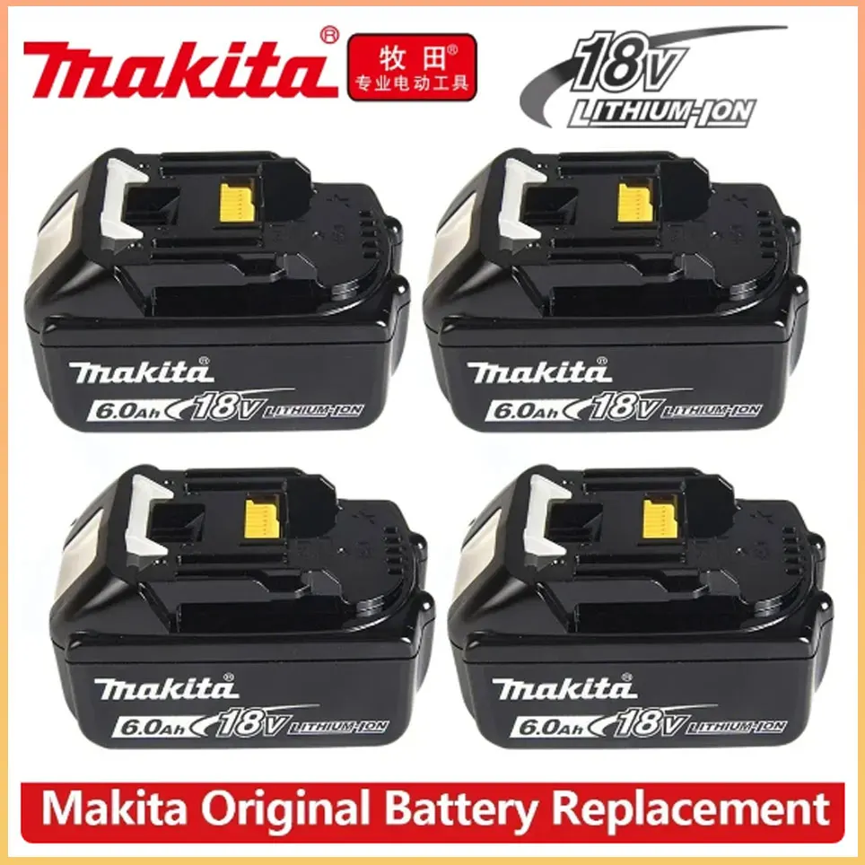 

Original 18V 6000mAh Makita Power Tools Replacement Accessories BL1860 BL1850 BL1830B BL1815 Li-ion Rechargeable batteries Pack