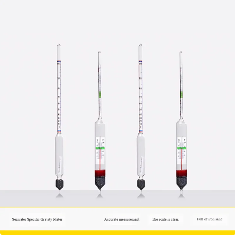 

3PCS Salinometer seawater density meter hydrometer aquaculture seafood salinity measurement optical salinity meter