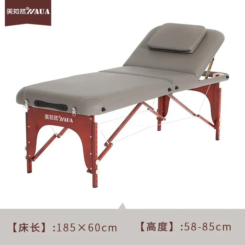 Tragbarer einfacher Massagetisch, ästhetische Bahren, Kunstledertisch, De Elektrische Massageliege, kommerzielle Möbel