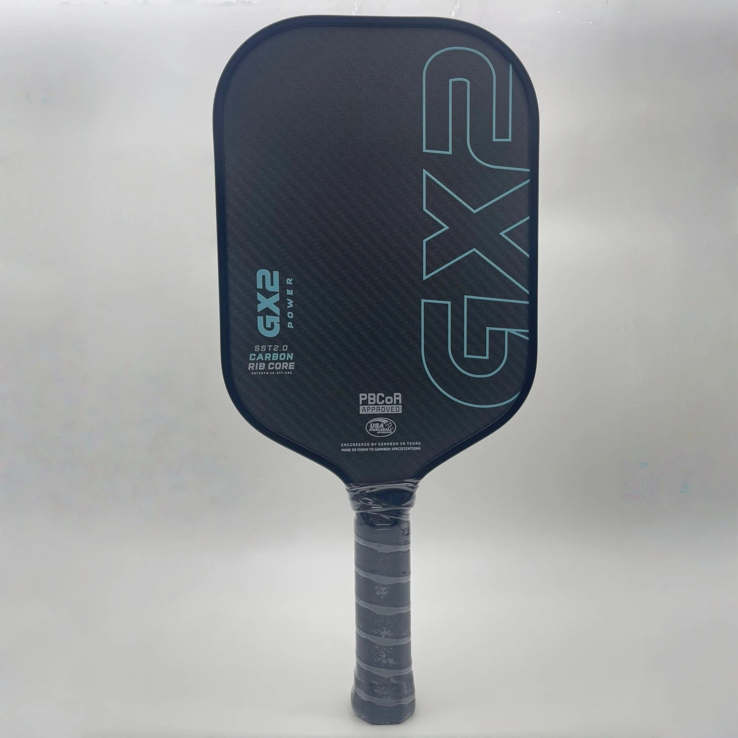 

GX2 Elongated SSTCORE 2.0 USAPA Approved 3k Woven Raw 16mm 200 FAW Toray T700 Mid Modulus Carbon Fiber Gearbox Pickleball Paddle