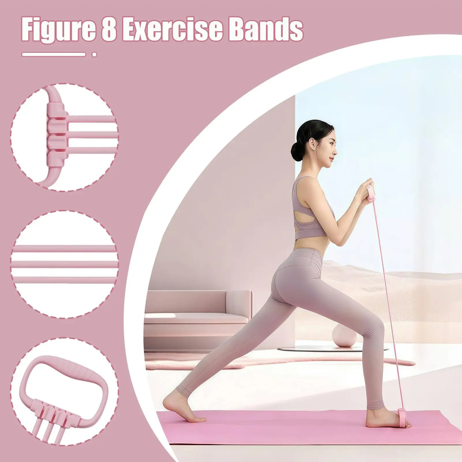

Exercise Bands Resistance Fitness Elastic Rope 6 Levels Strength Training Chest Expander Equipment For Shoulder Workout Chest