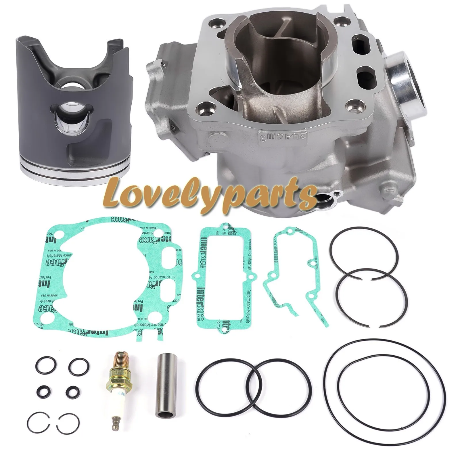 66.4mm Cylinder Piston Top End Rebuild Kit for Yamaha YZ250 YZ 250 1999-2025