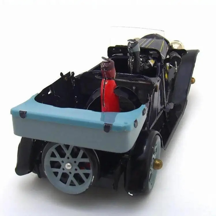MS807 주석 더블 카브리올레, 향수를 불러일으키는 복고풍 장난감, 사진 소품, 주석 장난감