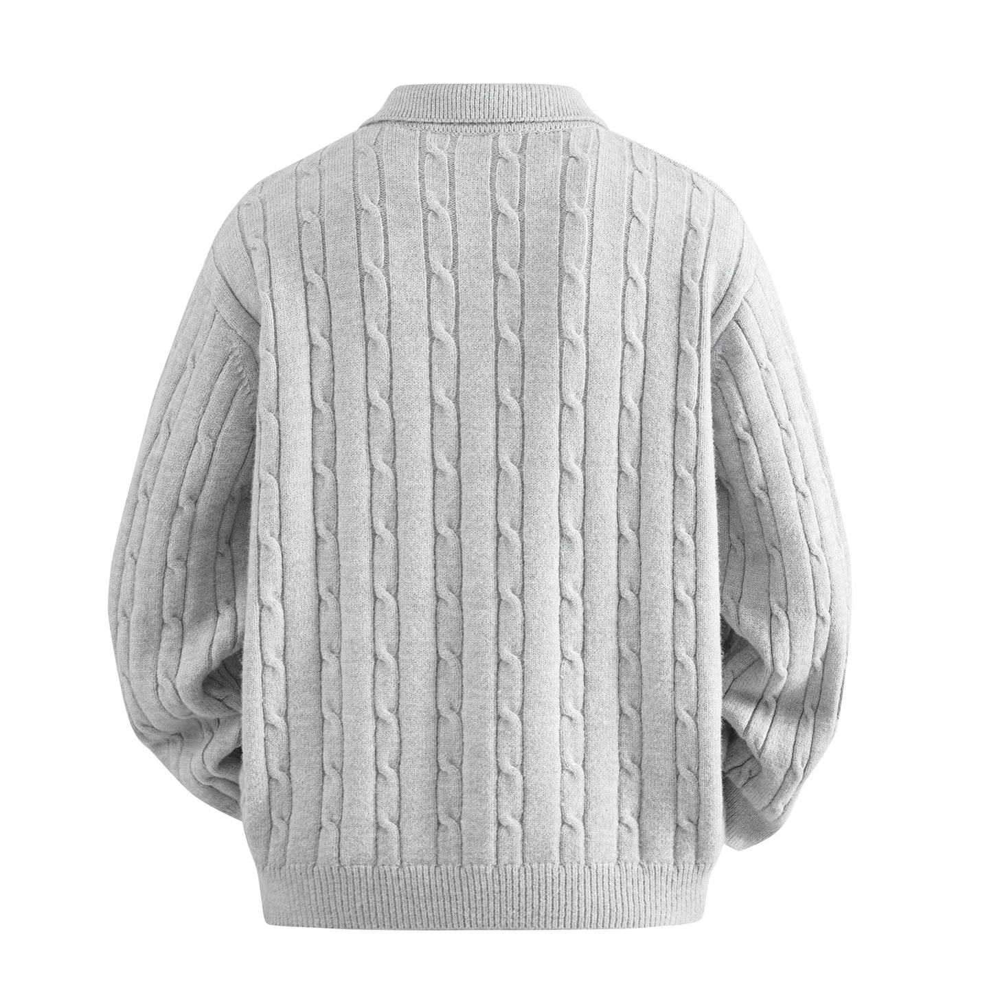 Autumn Winter Men's Casual Knitted Cardigans Single Breasted Turn Down Collar Fashion Knit Sweatercoat Men Warm Cardigan Jackets