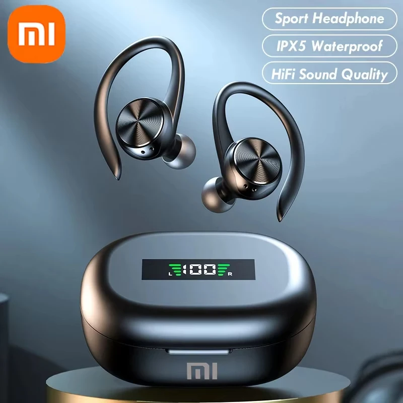 XIAOMI R200 Wireless Earbuds Open Ear Bluetooth Headphone EarHooks 9D Stereo Sound Earphones Sports LED Display Headset With Mic