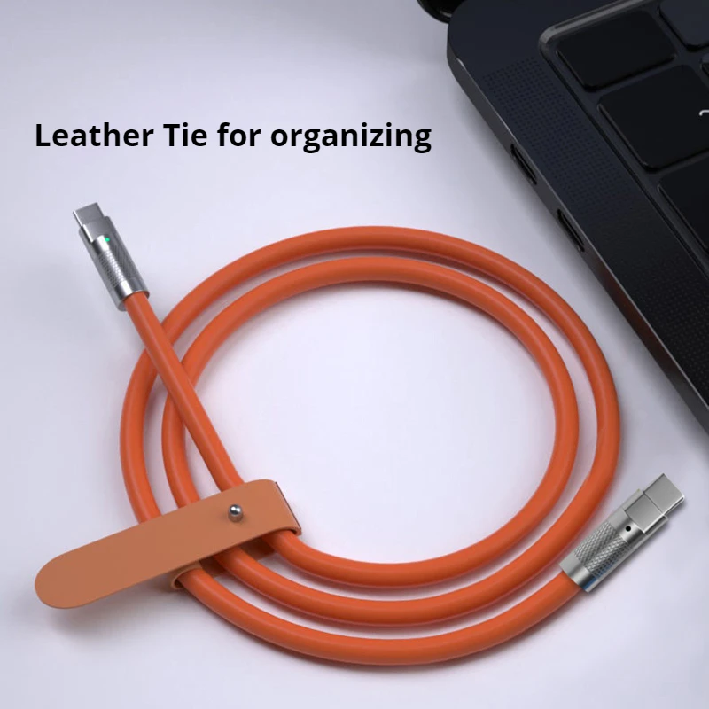 cable carga rapida tipo c cargador carga rápida tipo c Cable de carga rápida USB tipo C para teléfonos móviles, cargador de teléfono móvil, carga súper rápida USB de 120W, cubierta de silicona de aleación de Zinc