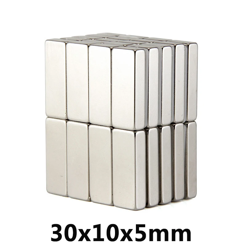 

30x10x5mm N35 Strong Quadrate Neodymium Magnet Powerful NdFeB Magnet 30x10x5 mm Block Rare Earth Magnets 30*10*5mm